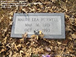 Maude Florence <I>Lea</I> Burwell 
