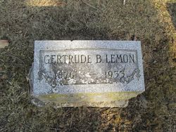 Gertrude Belle <I>Lawrence</I> Lemon 