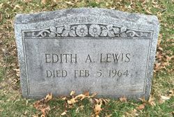 Edith A. <I>Ackerman</I> Lewis 