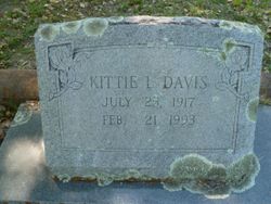 Kittie L. <I>Parker</I> Davis 