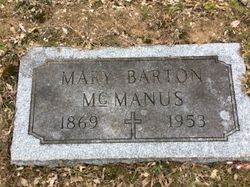 Mary <I>Barton</I> McManus 