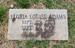 Floria Louise Adams 