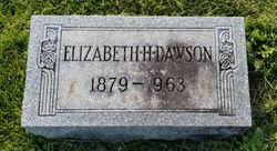 Mary Elizabeth “Lizzie” <I>Huston</I> Dawson 