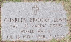 Maj Charles Brooks Lewis 