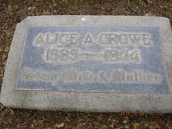 Alice Anthony <I>Hightower</I> Crowe 