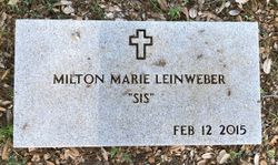 Milton Marie “Sis” <I>Merritt</I> Leinweber 