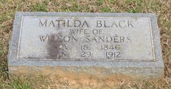 Matilda <I>Black</I> Sanders 