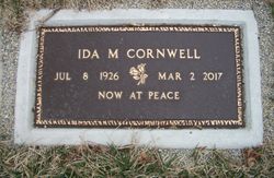 Ida M <I>Mellor</I> Cornwell 