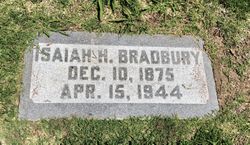 Isaiah Herman Bradbury 