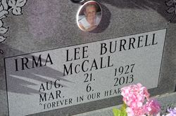 Irma Lee <I>Burrell</I> McCall 