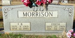 Ola Edith <I>Jetton</I> Morrison 