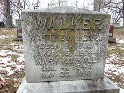 Mary Cornelia <I>Kimball</I> Walker 