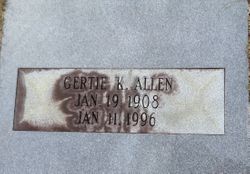 Gertie K. Allen 