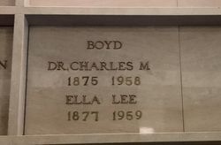 Dr Charles Morgan Boyd 