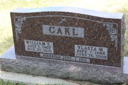 William E “Bill” Cakl 