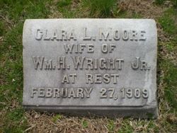 Clara L. <I>Moore</I> Wright 