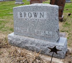 Alice Carrie <I>Buethe</I> Brown 