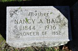 Nancy Adeline <I>Robbins</I> Ball 