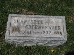 Charlotte R <I>Hartman</I> Copenheaver 