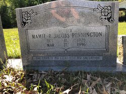 Mamie Ruth <I>Jacobs</I> Pennington 