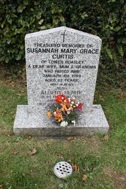 Susannah Mary Grace <I>Horrell</I> Curtis 