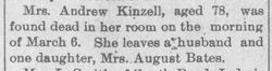 Mary M Kinzell 