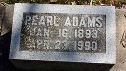 Pearl <I>Sumner</I> Adams 