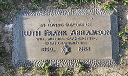 Ruth <I>Frank</I> Abramson 