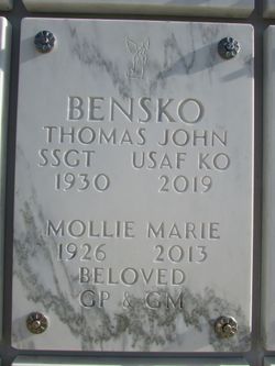 Mollie Marie <I>Williams</I> Bensko 