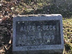 Alice C <I>Rippey</I> Beck 
