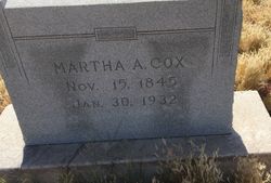 Martha Angeline <I>Coots</I> Cox 