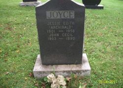 Jessie Edith <I>Archibald</I> Joyce 