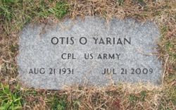 Otis Olen “Otie” Yarian 