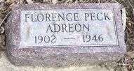 Florence <I>Peck</I> Adreon 