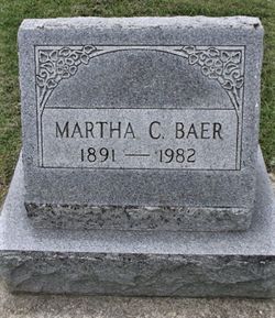 Martha E <I>Camp</I> Baer 