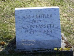 Anna <I>Butler</I> Fassett 