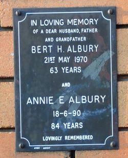 Annie E Albury 