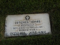 SGT Letcher C. Jones 