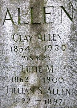 Lutie May <I>Anderson</I> Allen 