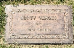 Betty Esther <I>Moody</I> Verges 