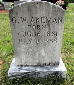 George Washington Akeman Jr.