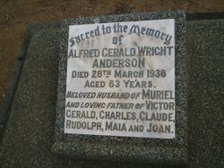 Alfred Gerald Wright Anderson 