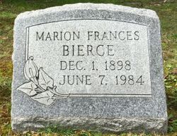 Marion Frances Bierce 
