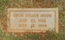 Edith <I>Culler</I> Heide 