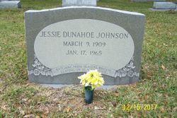 Jessie B. <I>Dunahoe</I> Brown Johnson 