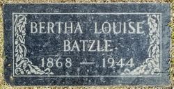 Bertha Louise <I>Davis</I> Batzle 
