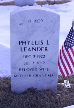 Phyllis Lorraine <I>Nelson</I> Leander 