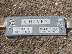 Martha Ann <I>Graham</I> Cheves 