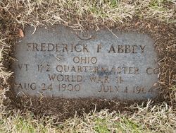 Frederick F. “Fred” Abbey 