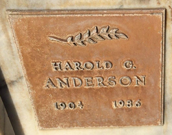 Harold Gantz Anderson 